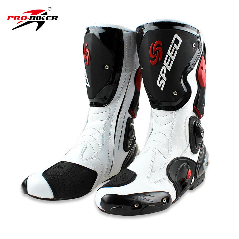 Motorcycle Sportbike SPEED riding boots & shoes Anti-slip Protection Shoes Titanium Alloy Grinding Block