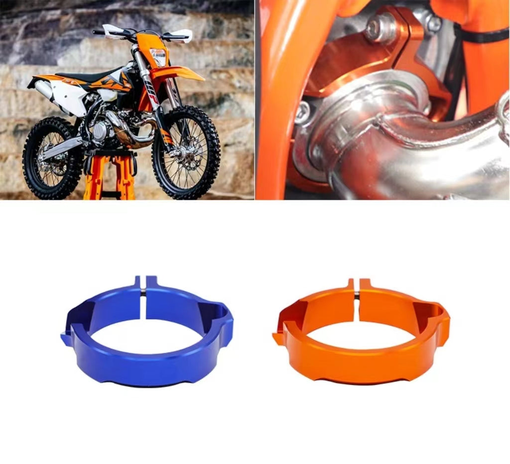 KTM Dirtbike Dirtbike Exhaust Flange Guard Tip Muffler Pipe Clamp For GasGas EX EC MC 250-300 2021 For Husqvarna TE TC TX 250/300 2017-2022