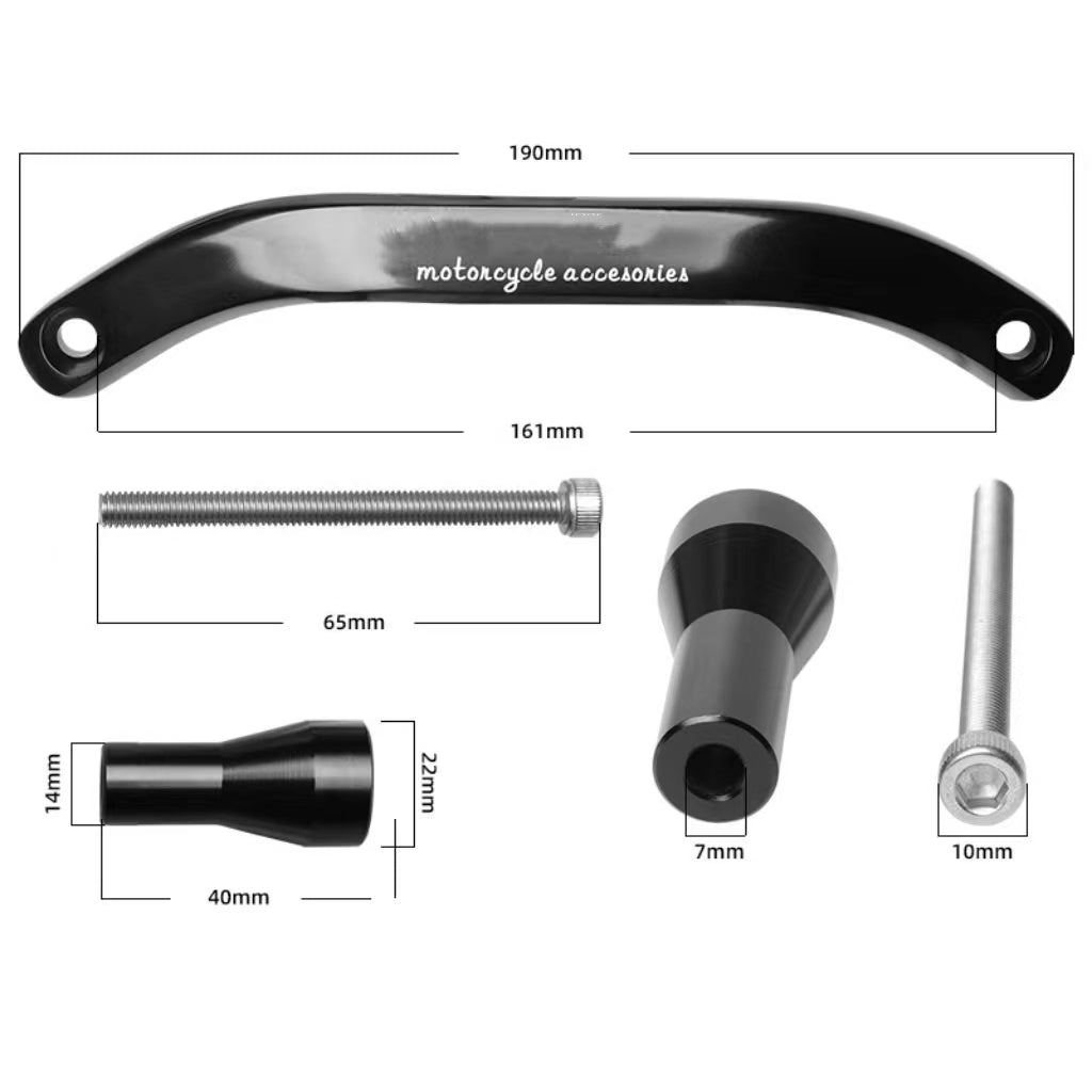 KTM HUSQVARNA Dirtbike Motorcycle CNC Passenger Grab Handle Bar Rear Rail