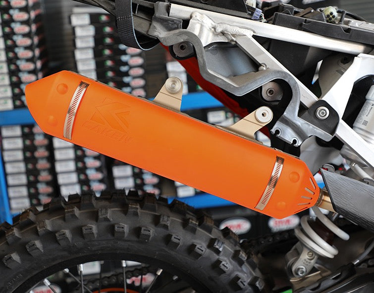 KTM Dirtbike Motorcycle Muffler Exhaust Pipe Shield Protector Guard For KTM XC250 XC300 XCW250 XCW300 EXC250 EXC300 TPI 2020-2023