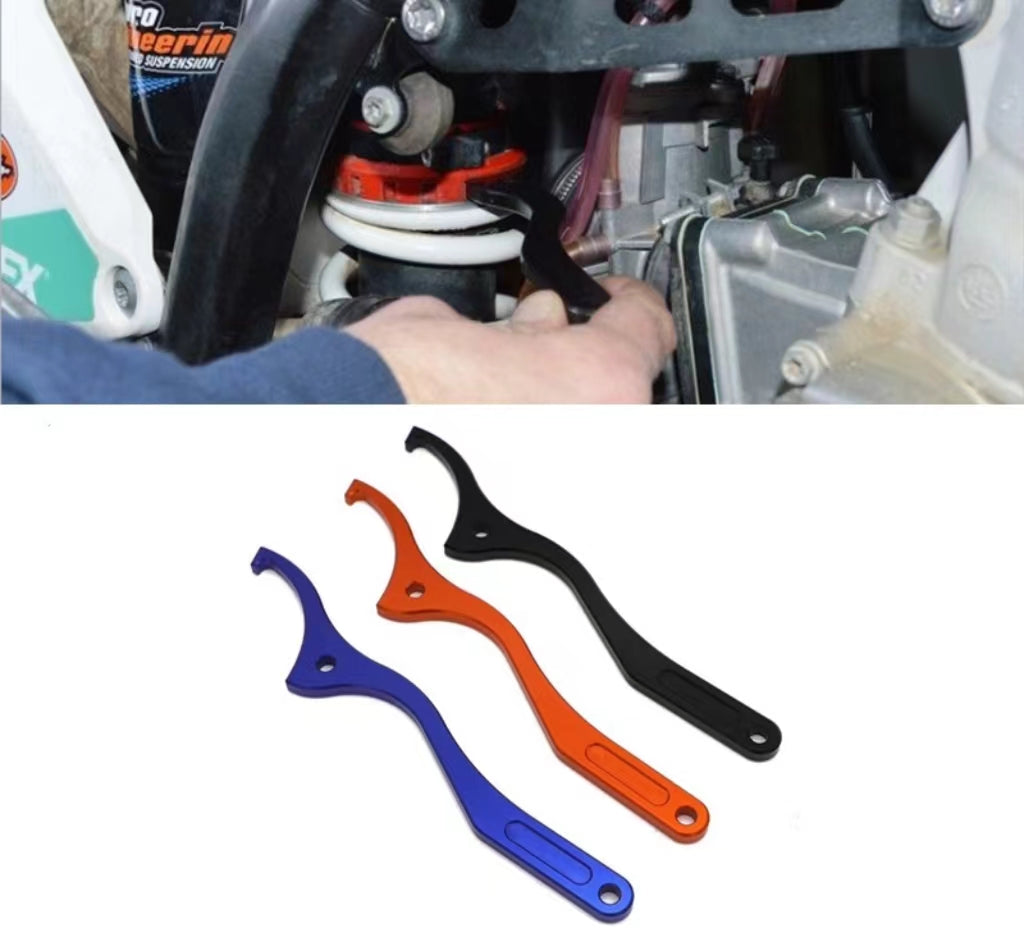 KTM Dirtbike Motorcycle CNC Rear Damping Shock Spanner Wrench For KTM SX XC SXF XCW XCF EXC EXCF For Husqvarna FC FE TC TE 125-501cc Parts