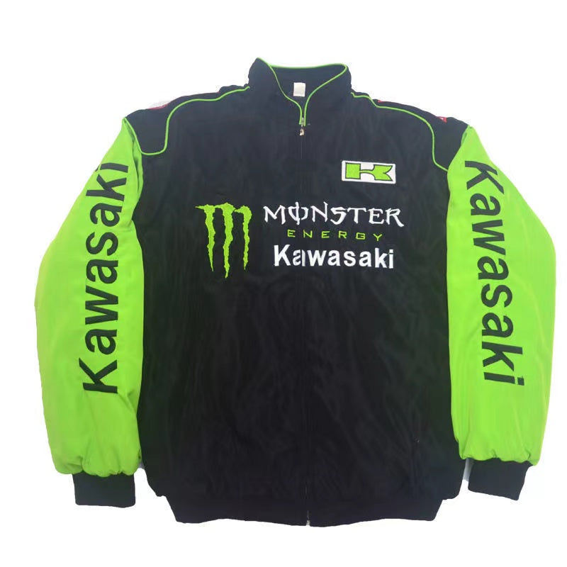 Motorcycle Bike Racing cool jacket suit kawasaki