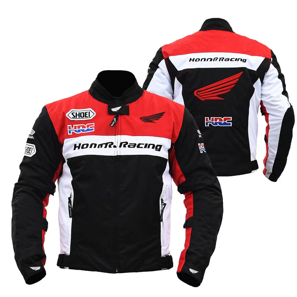 Motorcycle Bike Racing cool jacket suit Locomotive protection suit Honda