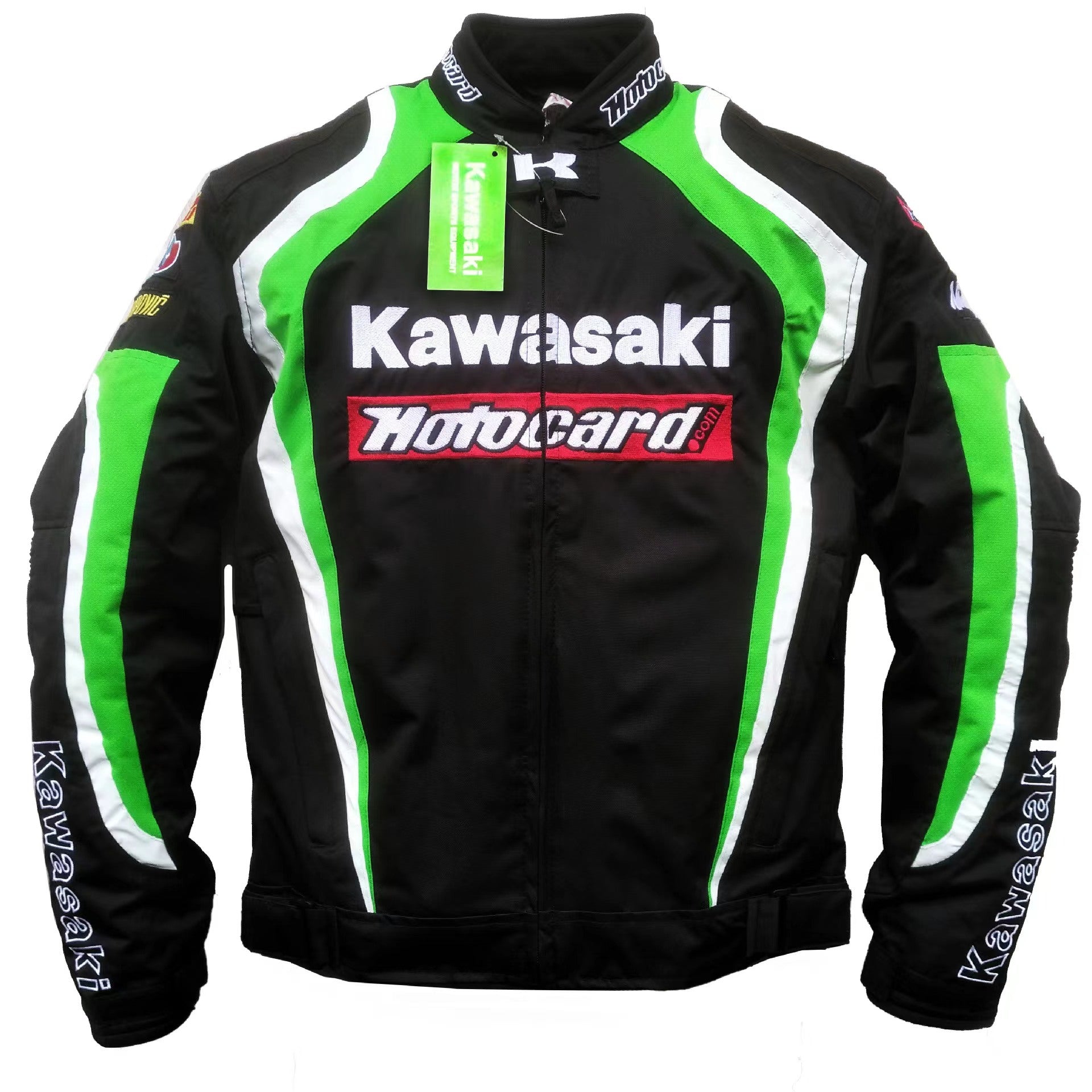 Motorcycle Bike Racing cool jacket suit Locomotive protection suit kawasaki