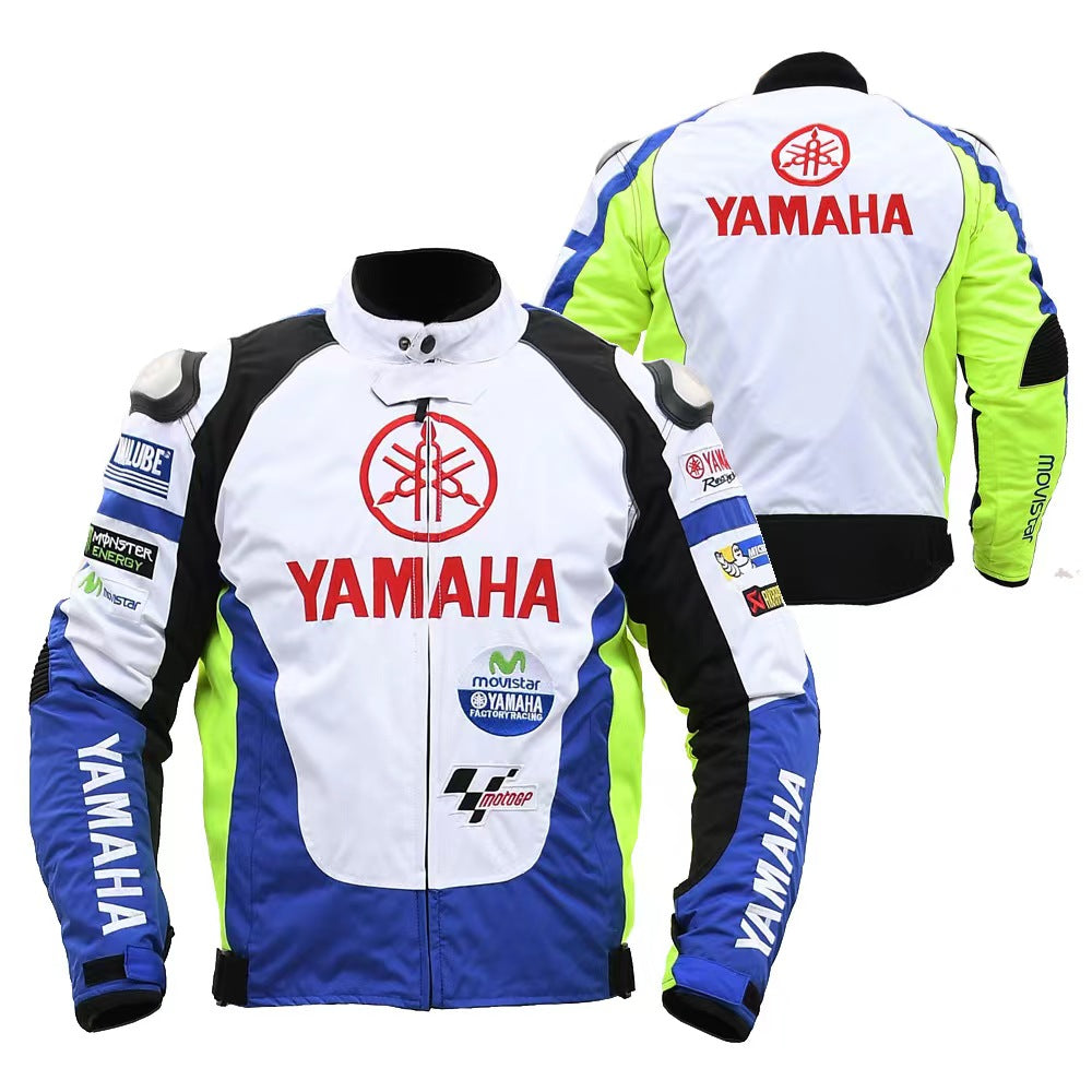 Motorcycle Bike Racing cool jacket suit Locomotive protection suit Yamaha