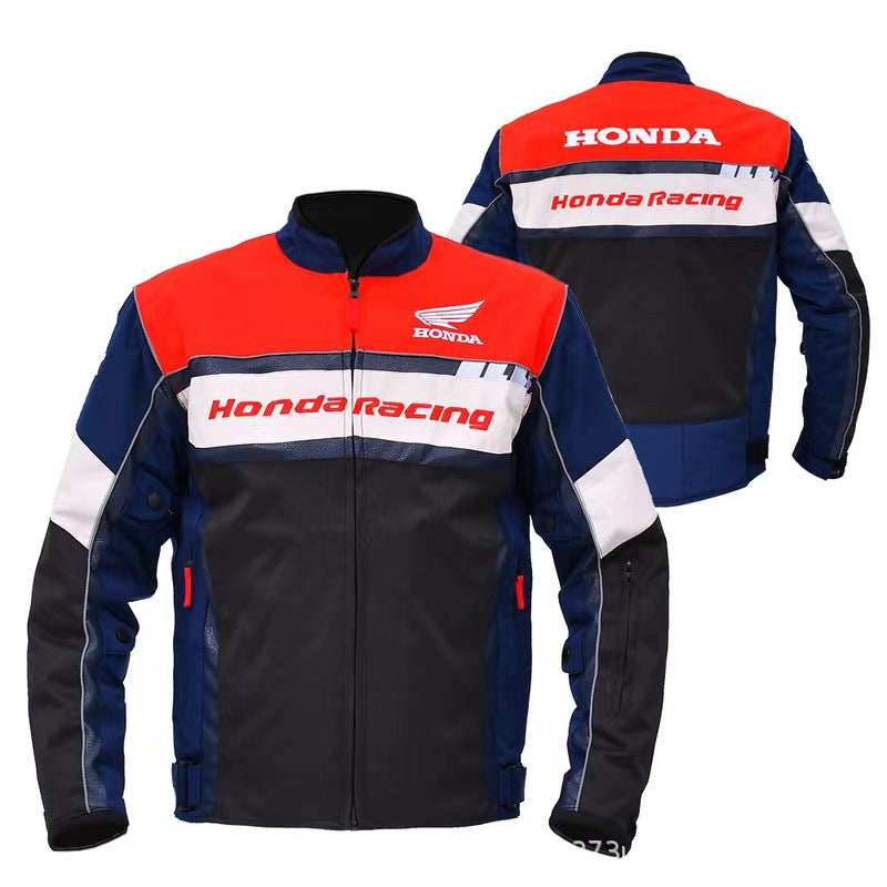 HONDA Motorcycle Bike Racing cool jacket suit Locomotive protection suit
