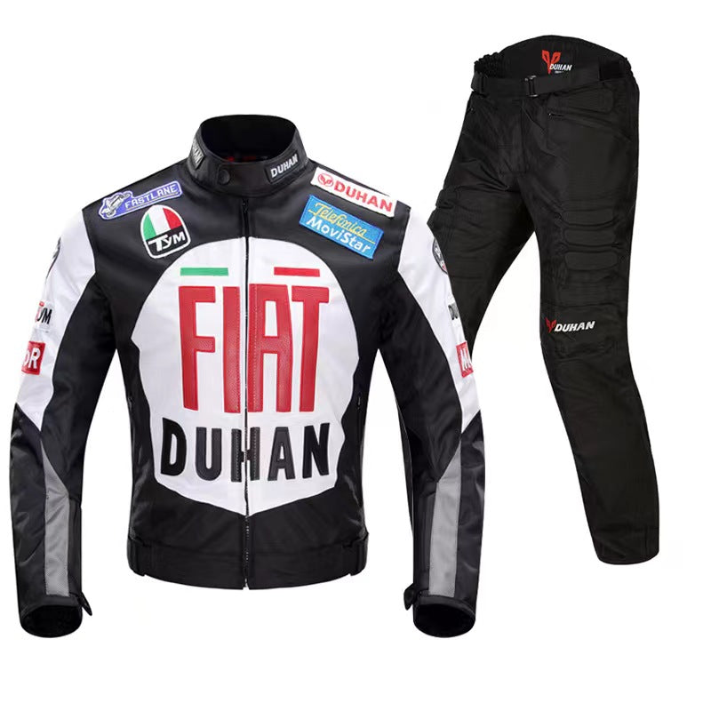 Summer Motorcycle Bike Racing cool suit Locomotive protection suit