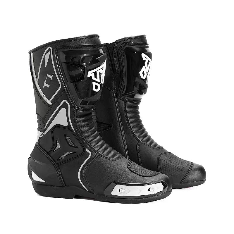 Motorcycle Sportbike HK TIGER riding boots & shoes Anti-slip Protection Shoes Water Proof