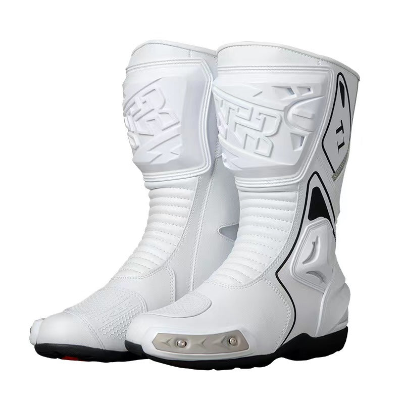Motorcycle Sportbike HK TIGER riding boots & shoes Anti-slip Protection Shoes Water Proof