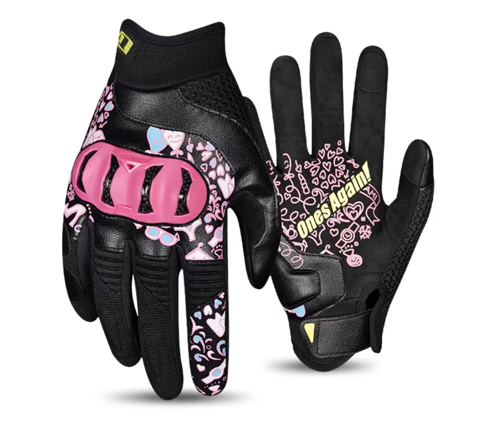 Motorcycle Sportsbike Dirtbike Racing anti-slip VOERH Gloves For lady Mobile phone touch screen