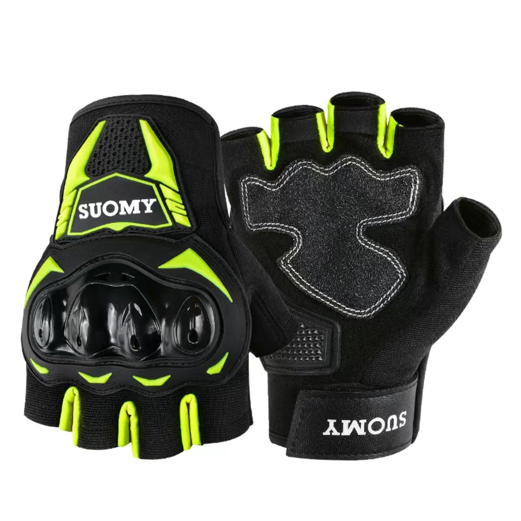 Motorcycle Sportsbike Dirtbike Racing anti-slip half Finger Gloves