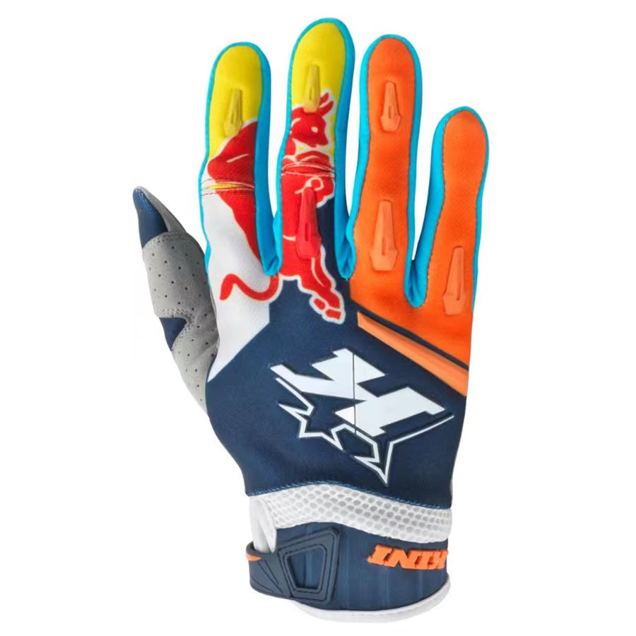 Motorcycle Sportsbike Dirtbike Racing anti-slip Four seasons Red Bull Gloves