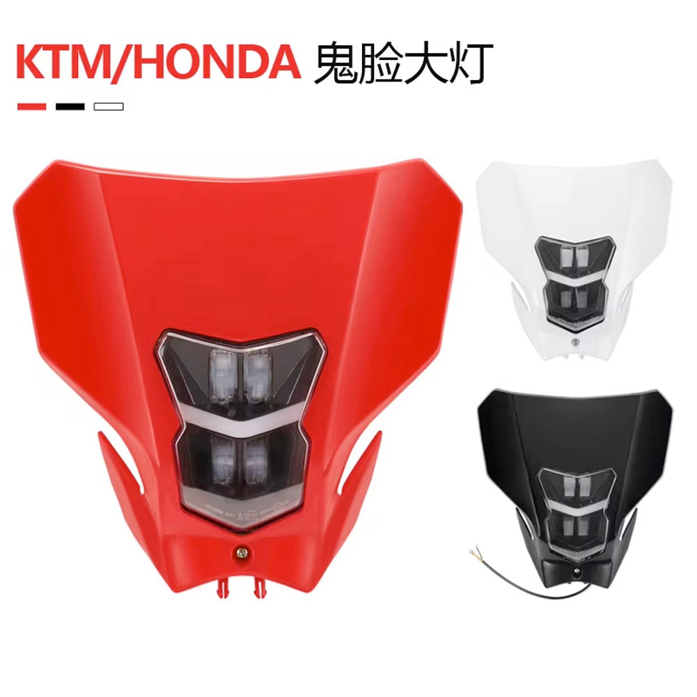 HONDA DIRTBIKE Head Lamp LED For CRF450L CRF 450XR Dirt Bike