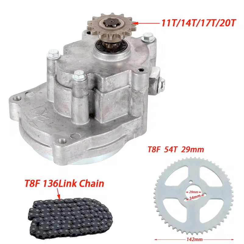 Chinese Dirtbike T8F 11 14 17 20T Rear Clutch Drum Gear Box Sprocket for 49cc Ty Rod Go Kart Mini Pocket Bike ATV Go Kart For T8F Chain