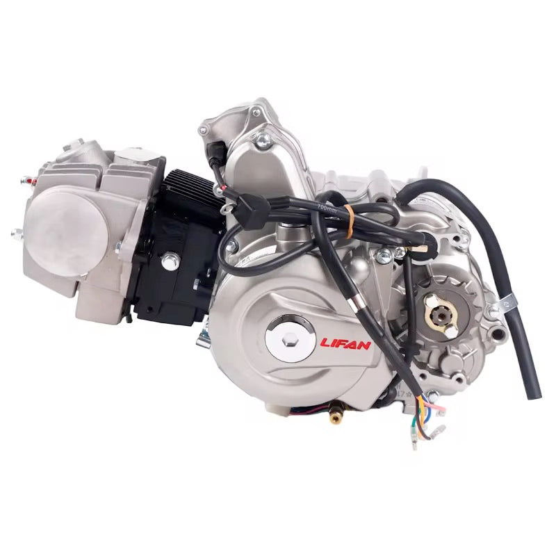 China Lifan 110cc engine automatic clutch top mount Electric Start & Kick Start fit for scooter dirt bike motorcycle engine assembly