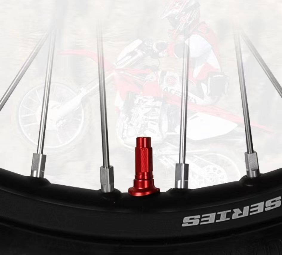 Motocross Valve Cap Dirt Bike Rim Lock Nuts Bolts Spacer For  Honda CRF 250R 450R 250X 450X 250RX 450RX CR125 CR250