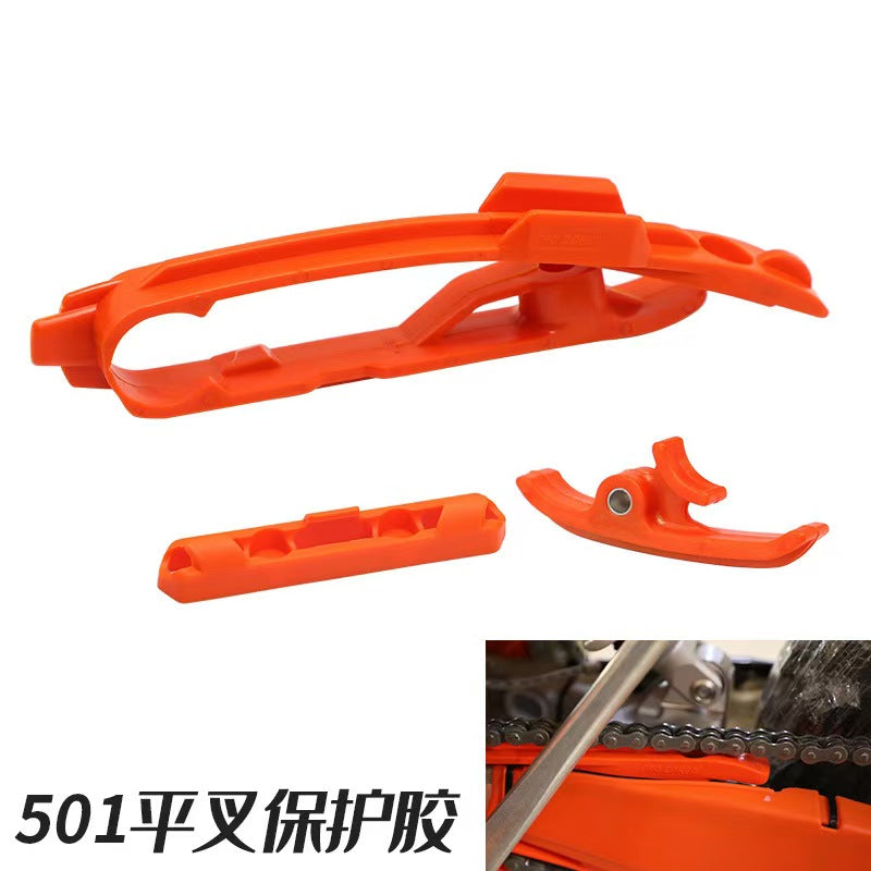 KTM  Dirtbike Swingarm Chain Slider Kit Brake Hose Clamp Fit  125 150 250 350 450 sx sx-f