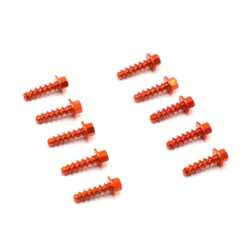 Dirtbike 10Pcs CNC Aluminum Self Tapping Screw Bolts Kit For Husqvarna FE TE FC TC FX TX For KTM EXC EXCF XC XCF XCW SX SXF 2004-2022