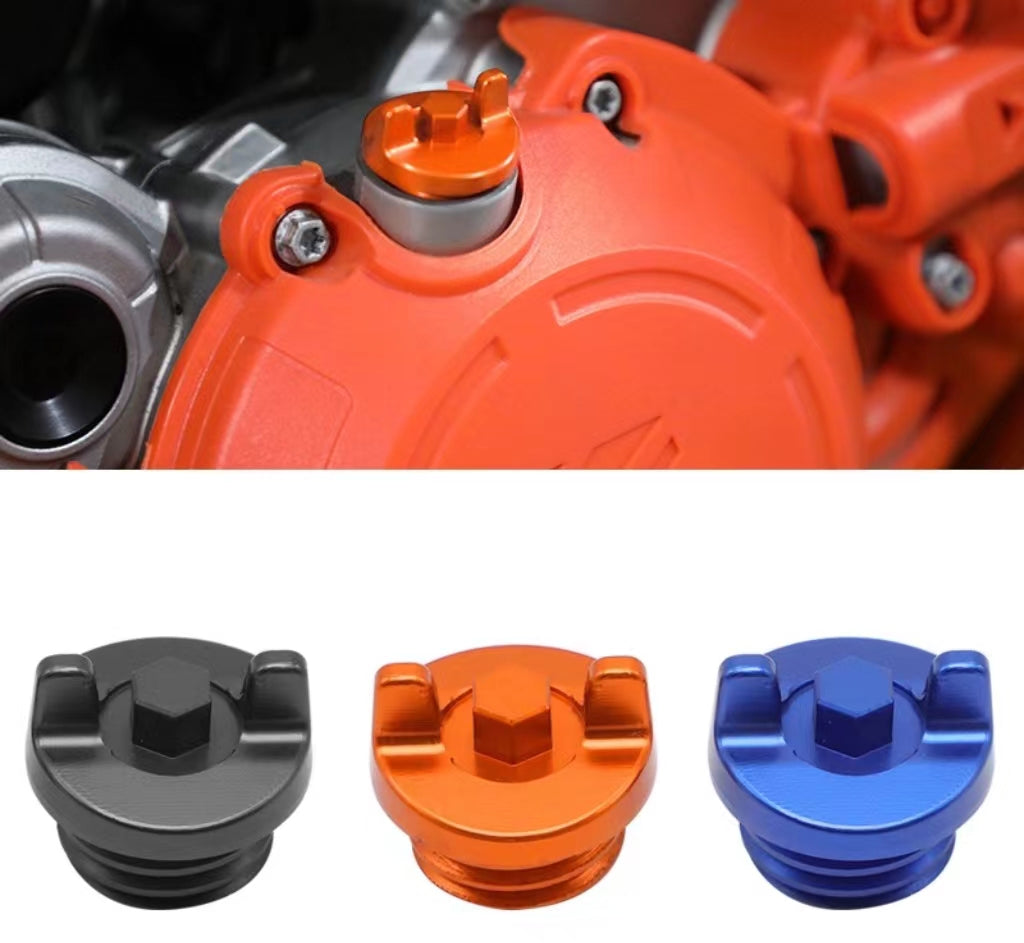 KTM HUSQVATNA Dirtbike CNC  Engine Oil Filler Plug Bolt For KTM SX SXF XC XCF XCW XCFW EXC EXCF TPI Six Days 2004-2022 65SX 85SX 105SX