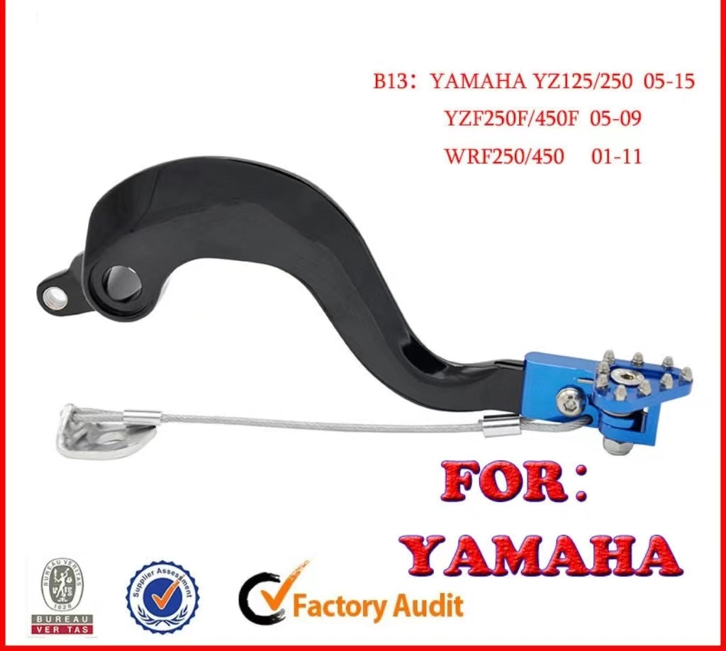 YAMAHA DIRTBIKES CNC Motorcycle Rear Brake Pedal Lever For Yamaha YZ125 YZ250 1997-2020 YZ250F YZ450F 2000-2009 WR250F WR400F WR450F WR426F Parts