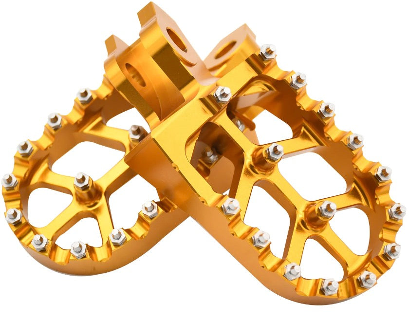 SUZUKI Dirt Bike CNC Aluminum Footrest Pedals Footpegs For Suzuki RMZ250 RMZ450 RMX450Z For yamaha Tenere 660 XT660Z XT660R