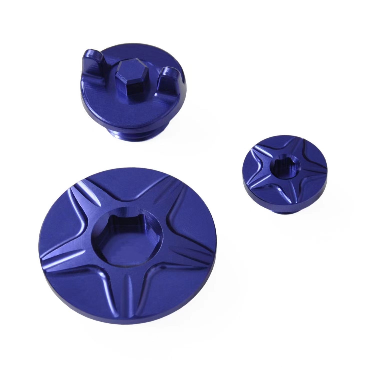 YAMAHA DIRTBIKE Motorcycle CNC Engine Oil Plug Timing Plug Set For Yamaha YZ250F YZ450F YZ250FX WR250F 2014 2015 2016 Dirt Bike Universal Parts