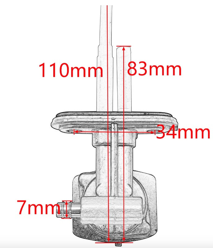 SUZUKI Dirtbike Gas Fuel Tank Switch Valve Petcock Tap For Suzuki LTZ250 LTZ400L 2003-2008 DR200 DR250 DR350 DR350S DR350SE 1986-1999 GSF1200S