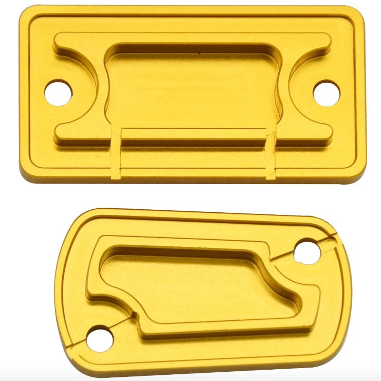 SUZUKI Dirtbike CNC Aluminum Motorcycle Part Front Rear Brake Fluid Reservoir Cap Cover For Suzuki RM125 RM250 RMZ250 RMZ450 RMX450Z Universal