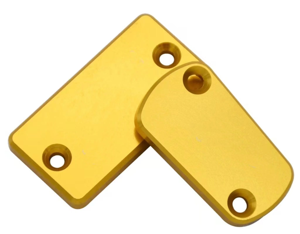 SUZUKI Dirtbike CNC Aluminum Motorcycle Part Front Rear Brake Fluid Reservoir Cap Cover For Suzuki RM125 RM250 RMZ250 RMZ450 RMX450Z Universal