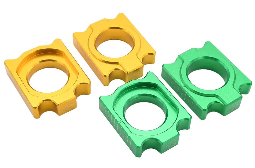 SUZUKI Dirtbike CNC Rear Chain Adjuster Axle Block For Suzuki RMZ250 RMZ450 RMX450Z For Kawasaki KX125 KX250 KX250F KX450F KLX450R 2003-2018