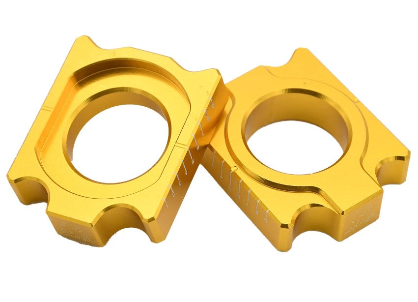 SUZUKI Dirtbike CNC Rear Chain Adjuster Axle Block For Suzuki RMZ250 RMZ450 RMX450Z For Kawasaki KX125 KX250 KX250F KX450F KLX450R 2003-2018