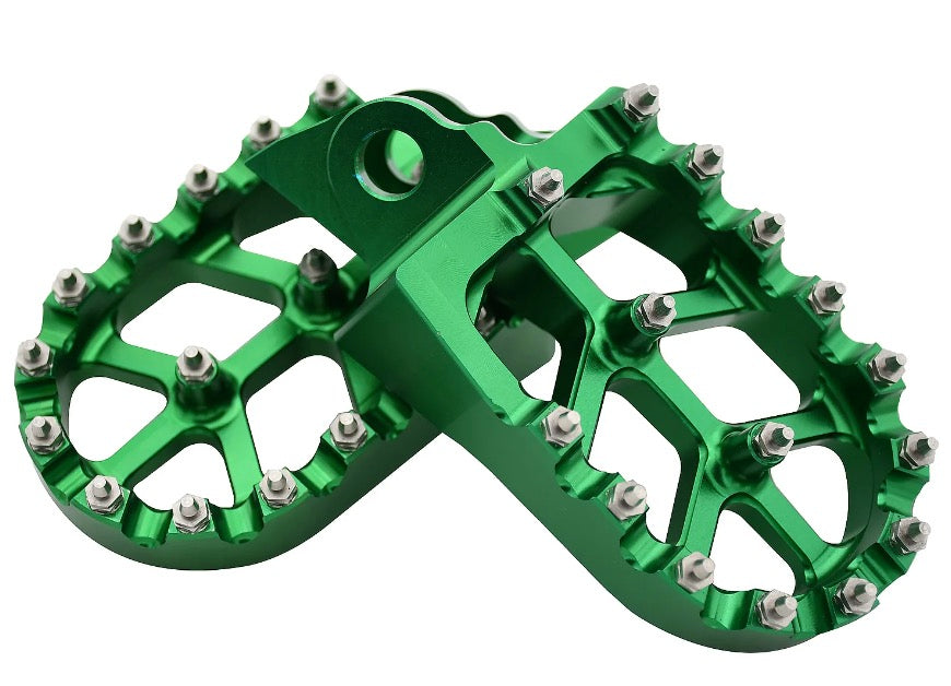 KAWASAKI Dirtbike Motorcycle CNC Foot Pegs Footpeg Pedals FootRest For Kawasaki KX65 KX80 kX85 KX100 KX112 KLX140 KLX140L KLX140G 1998-2022 2023