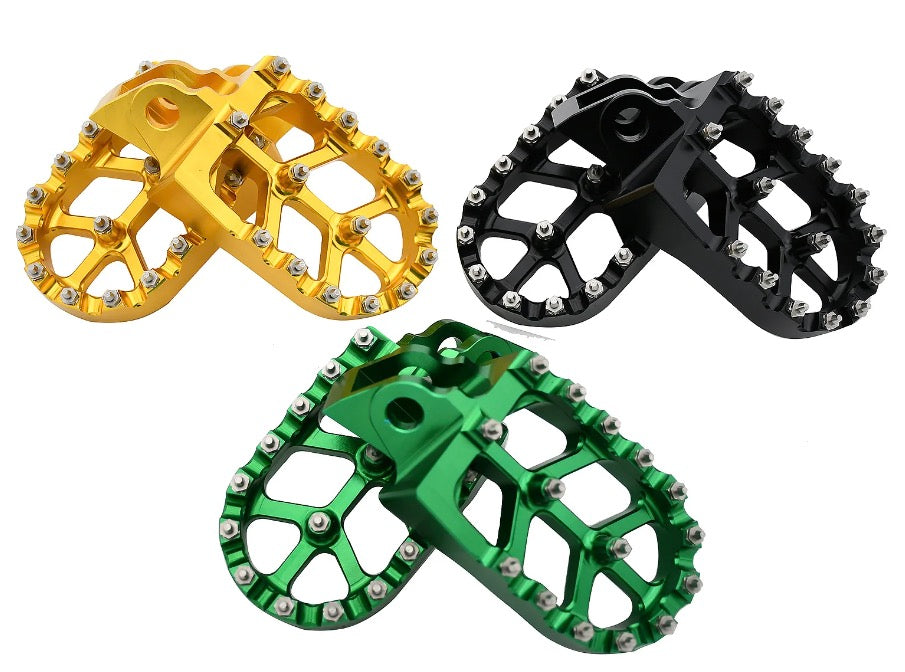 KAWASAKI Dirtbike Motorcycle CNC Foot Pegs Footpeg Pedals FootRest For Kawasaki KX65 KX80 kX85 KX100 KX112 KLX140 KLX140L KLX140G 1998-2022 2023
