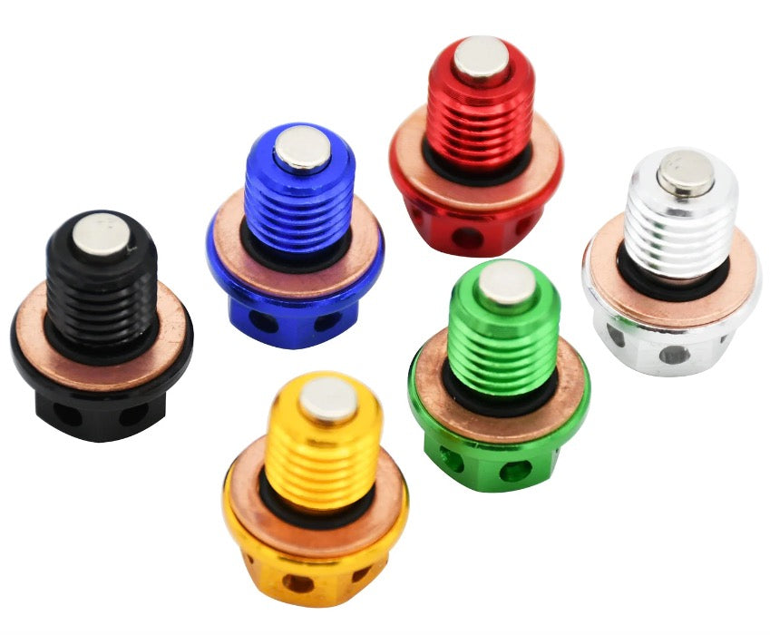 KAWASAKI Dirtbike Magnetic Oil Drain Plug Bolt For Kwasaki NINJA400 Z250 Z250SL ZZR250 ER-4N W400 ZRX400 ZZR400 ZX-6 ZZR600 ER-6F ER-6N KLX125 250