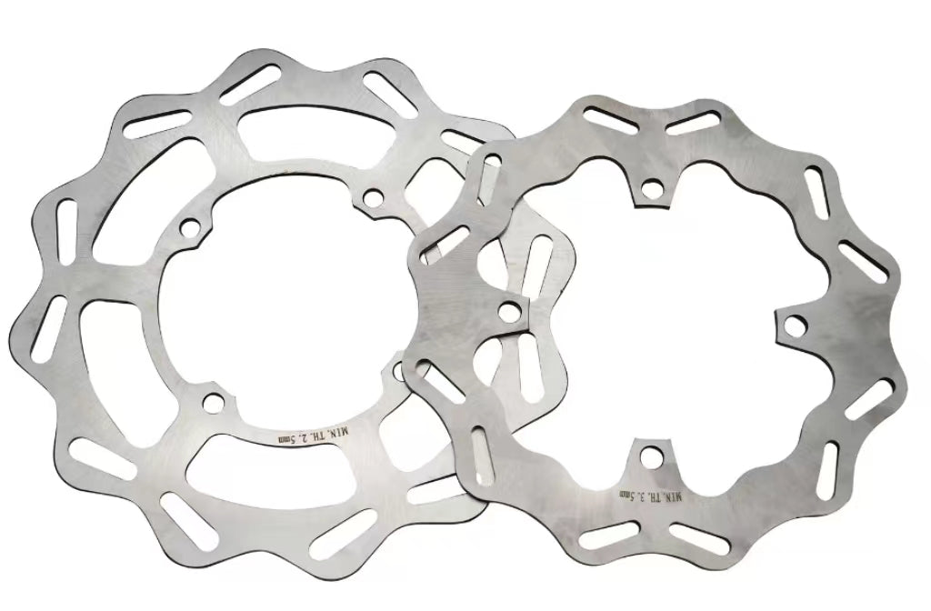 KAWASAKI Dirtbike 270mm 240mm Motorcycle Front Rear Brake Disc Rotor Disk For Kawasaki KX125 KX250 2006-2008 KX250F KX450F KX 250F 450F 2006-2021