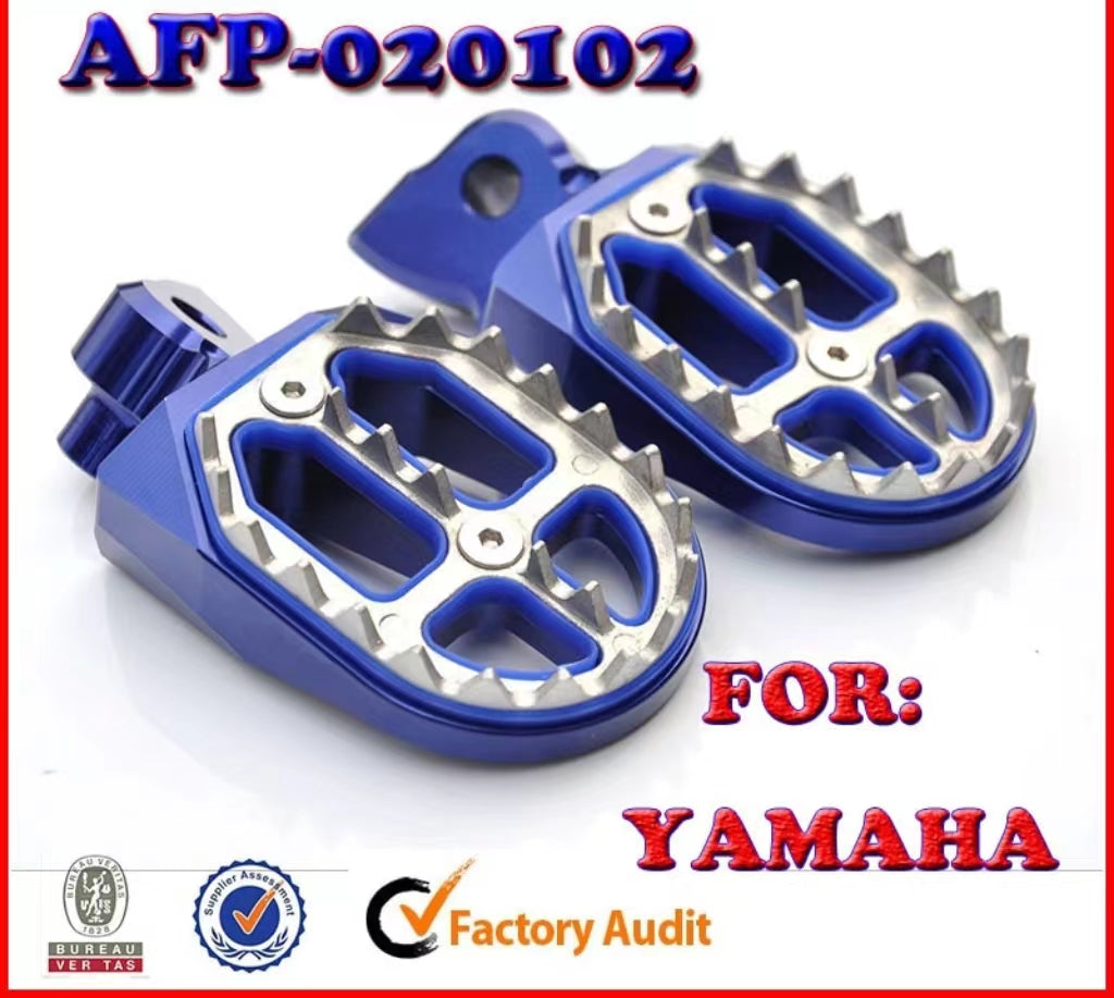 YAMAHA DIRTBIKE Motorcycle High Quality CNC Aluminium Footrests Footrest Pedals Footrests