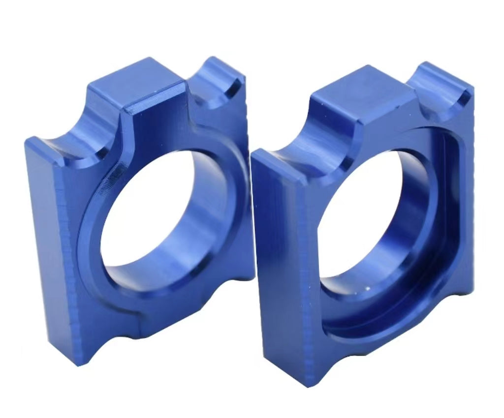 YAMAHA DIRTBIKE PARTS Motorcycle CNC Aluminum Axle Block Rear Chain Adjuster For Yamaha YZ250F  YZ450F
