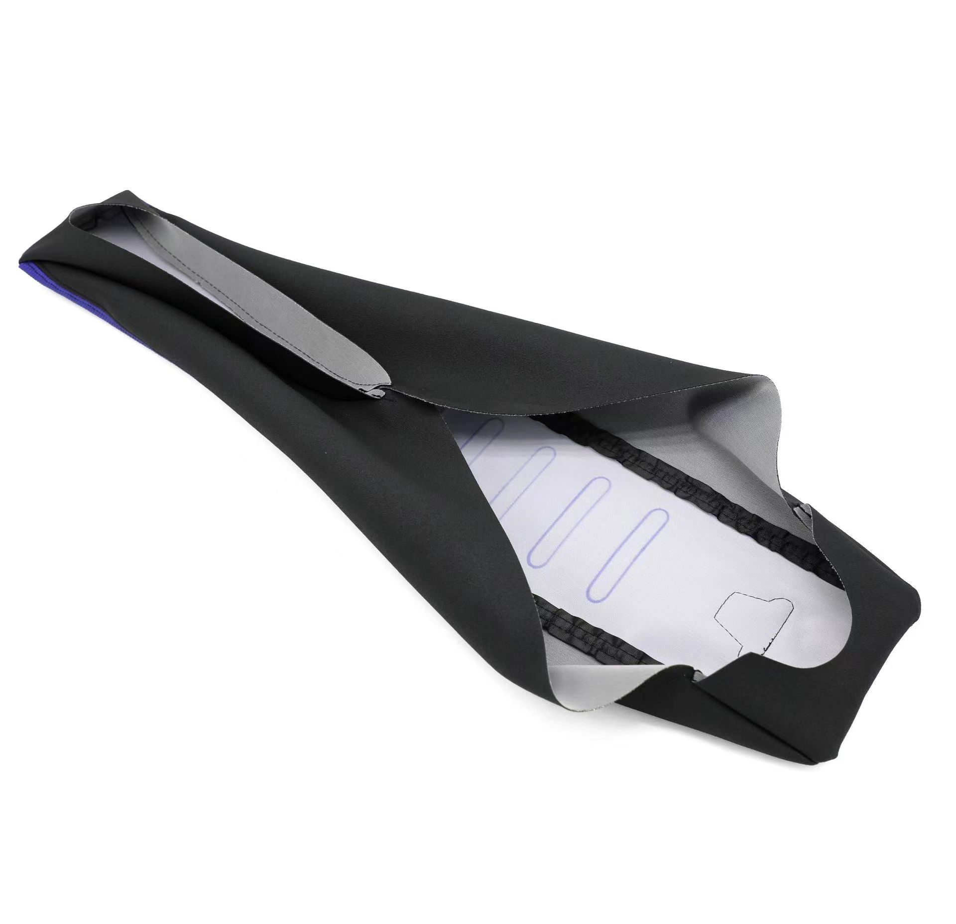 YAMAHA DIRTBIKE PARTS Dirt Bike Seat Cover - Yellow Stripe Universial Seat Cover for Dirt Bike - Motorcycle Motorcross Enduro Seat Covers (Blue