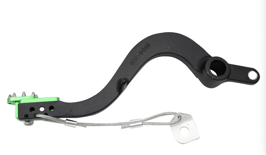 KAWASAKI Dirtbike CNC Aluminum Foot Brake Rear Lever Pedal For KAWASAKI KX250 KX450 2019-2020 KX250F KX450F KLX450R 2006-2018 2019 2020 Universal