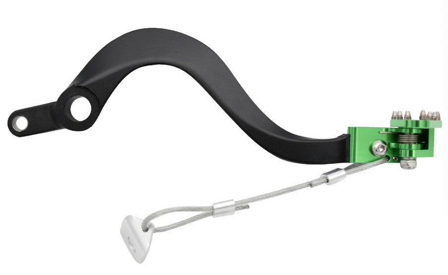 KAWASAKI Dirtbike CNC Aluminum Foot Brake Rear Lever Pedal For KAWASAKI KX250 KX450 2019-2020 KX250F KX450F KLX450R 2006-2018 2019 2020 Universal