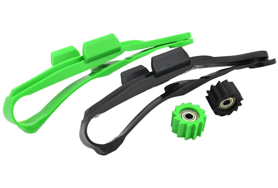 KAWASAKI Dirtbike CNC Aluminum Chain Guide Protector Plastic Swingarm Guide For Kawasaki KX250F KX450F KLX450R 2008-2020 Motorcycle Dirt Bike