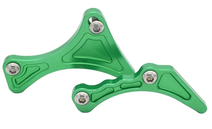 KAWASAKI Dirtbike Motorcycle CNC Case Saver Engine Protector Guard Cover Chain Sprocket Cover For Kawasaki KX250F KX450F KX 250F 450F 2004-2015