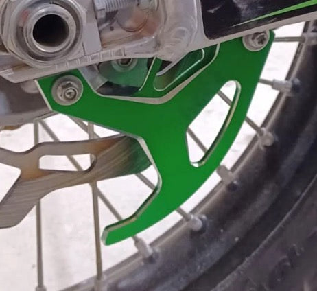 KAWASAKI Dirtbike CNC Aluminium Rear Brake Disc And Brake Caliper Guard Protector For Kawasaki KX250F KX450F KLX450R 2004 2005 2006 2007 2008-2018