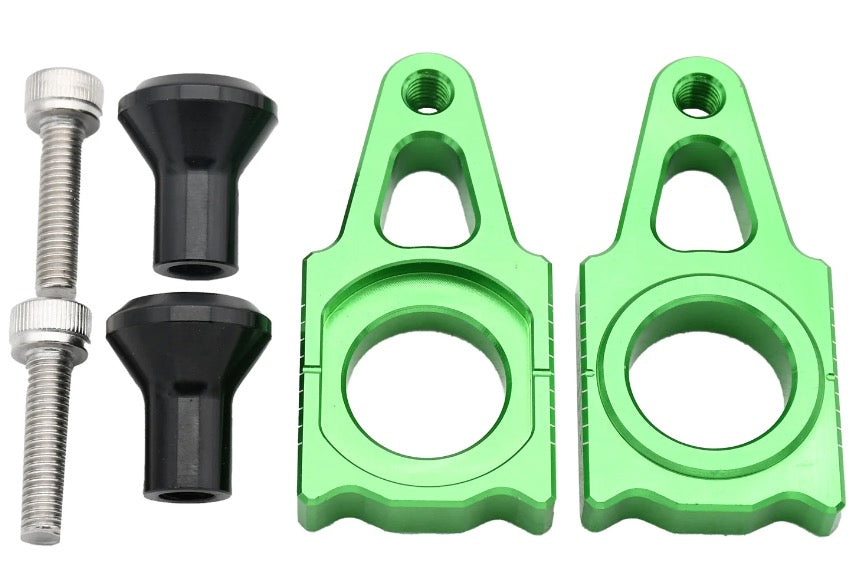 KAWASAKI Dirtbike Rear Chain Adjuster Axle Block For Kawasaki KX125 KX250 KX250F KX450F KLX450R 2003 2004 2005 2006 2007-2016 Dirt Bike