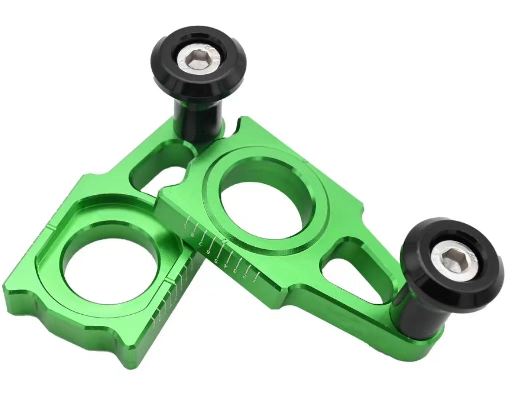KAWASAKI Dirtbike Rear Chain Adjuster Axle Block For Kawasaki KX125 KX250 KX250F KX450F KLX450R 2003 2004 2005 2006 2007-2016 Dirt Bike