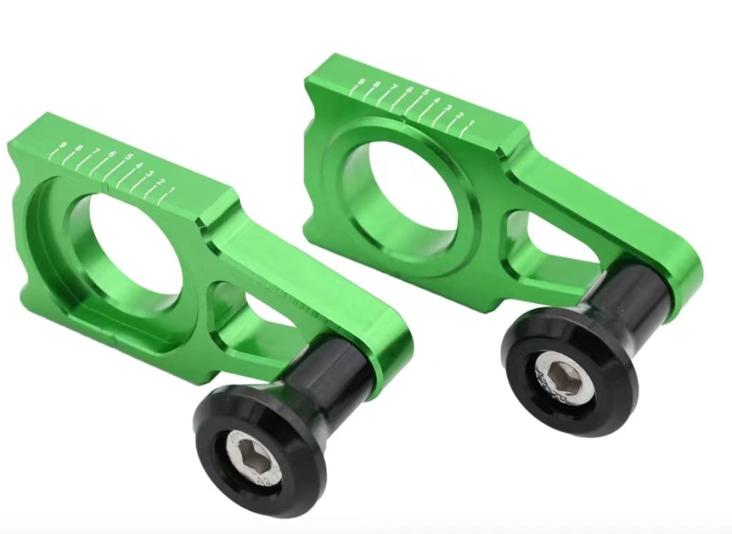 KAWASAKI Dirtbike Rear Chain Adjuster Axle Block For Kawasaki KX125 KX250 KX250F KX450F KLX450R 2003 2004 2005 2006 2007-2016 Dirt Bike