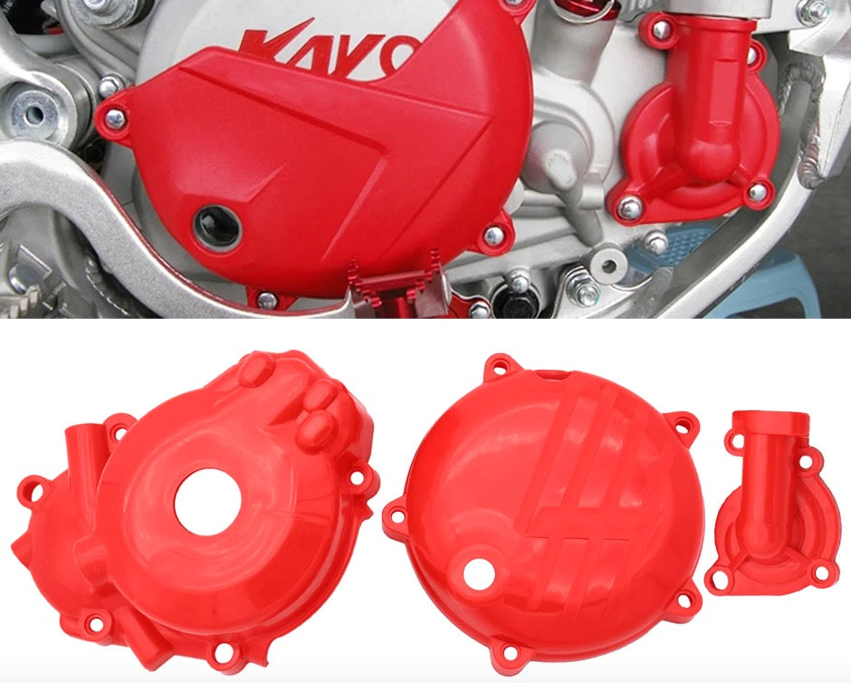 KAYO ZONGSHEN Dirtbike Motorcycle Engine Clutch Protector Ignition Guard Water Pump Cover Protection For Zongshen NC250 NC450cc KAYO T4 T6 K6 Universal