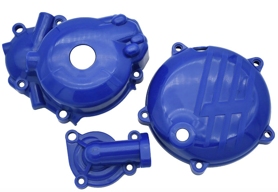 KAYO ZONGSHEN Dirtbike Plastic Clutch Guard Ignition Protector Engine Protection Water Pump Cover For Zongshen NC250 NC450 KAYO T4 K4 T6 K6