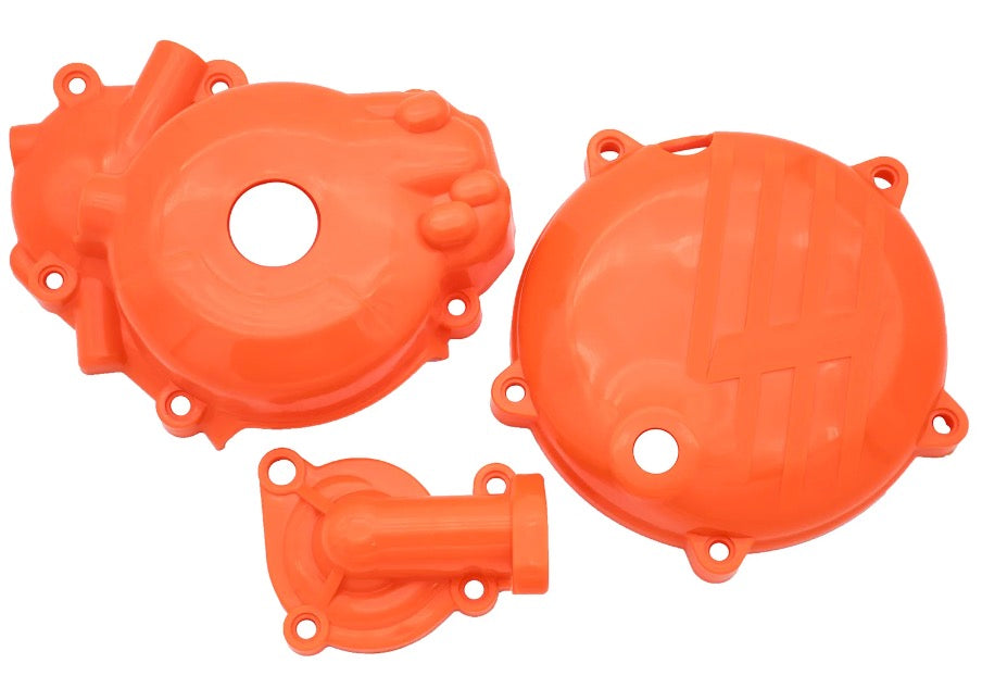 KAYO ZONGSHEN Dirtbike Plastic Clutch Guard Ignition Protector Engine Protection Water Pump Cover For Zongshen NC250 NC450 KAYO T4 K4 T6 K6