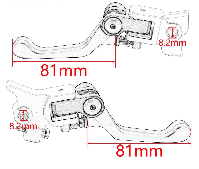 KTM Motorcycle Dirtbike CNC Handles Clutch Brake Lever For KTM SX SXF XC XCF XCW XCFW 125-500cc 2014-2023 For Husqvarna TE TC FE Universal